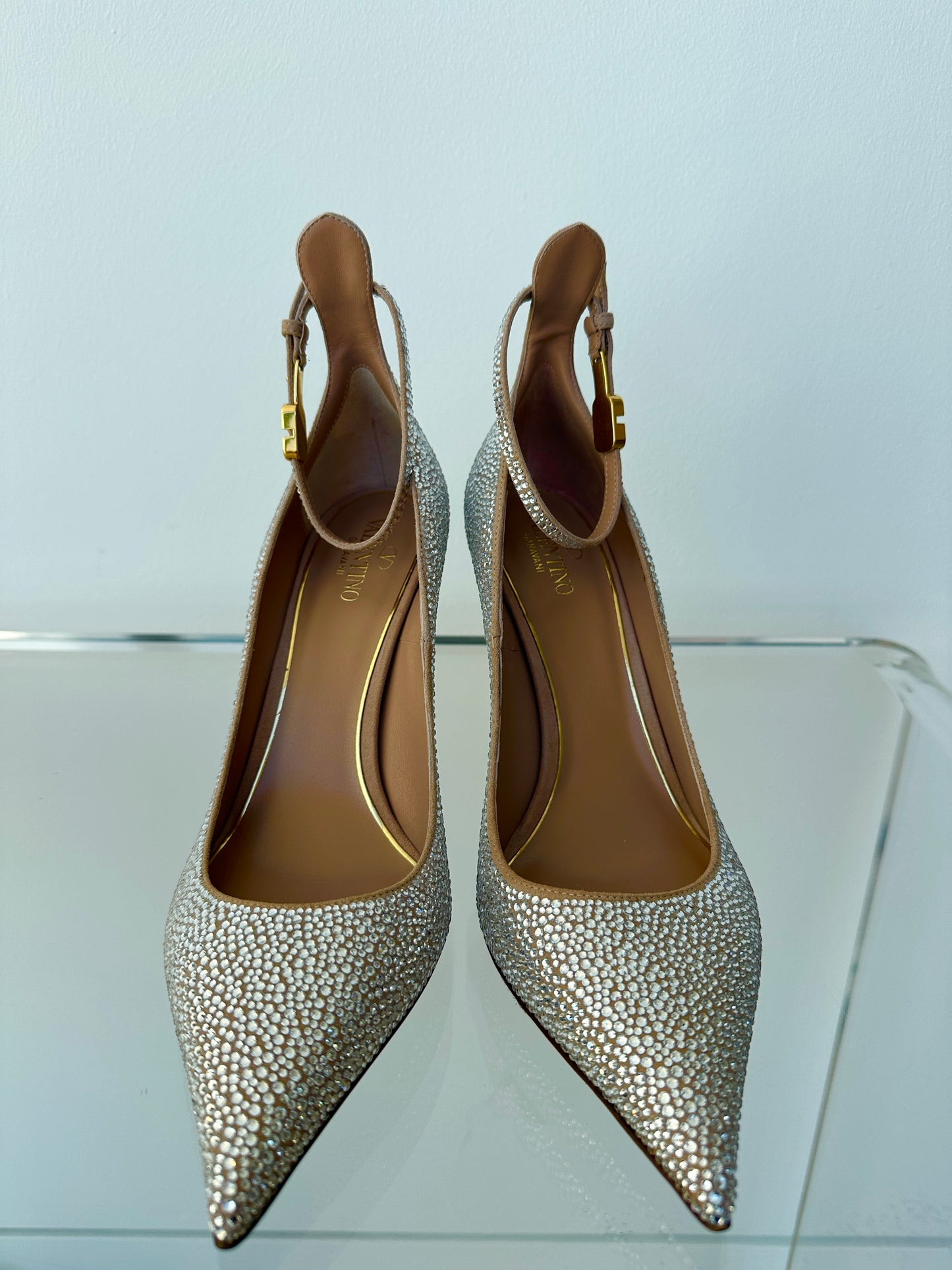 VALENTINO CRYSTAL PUMP