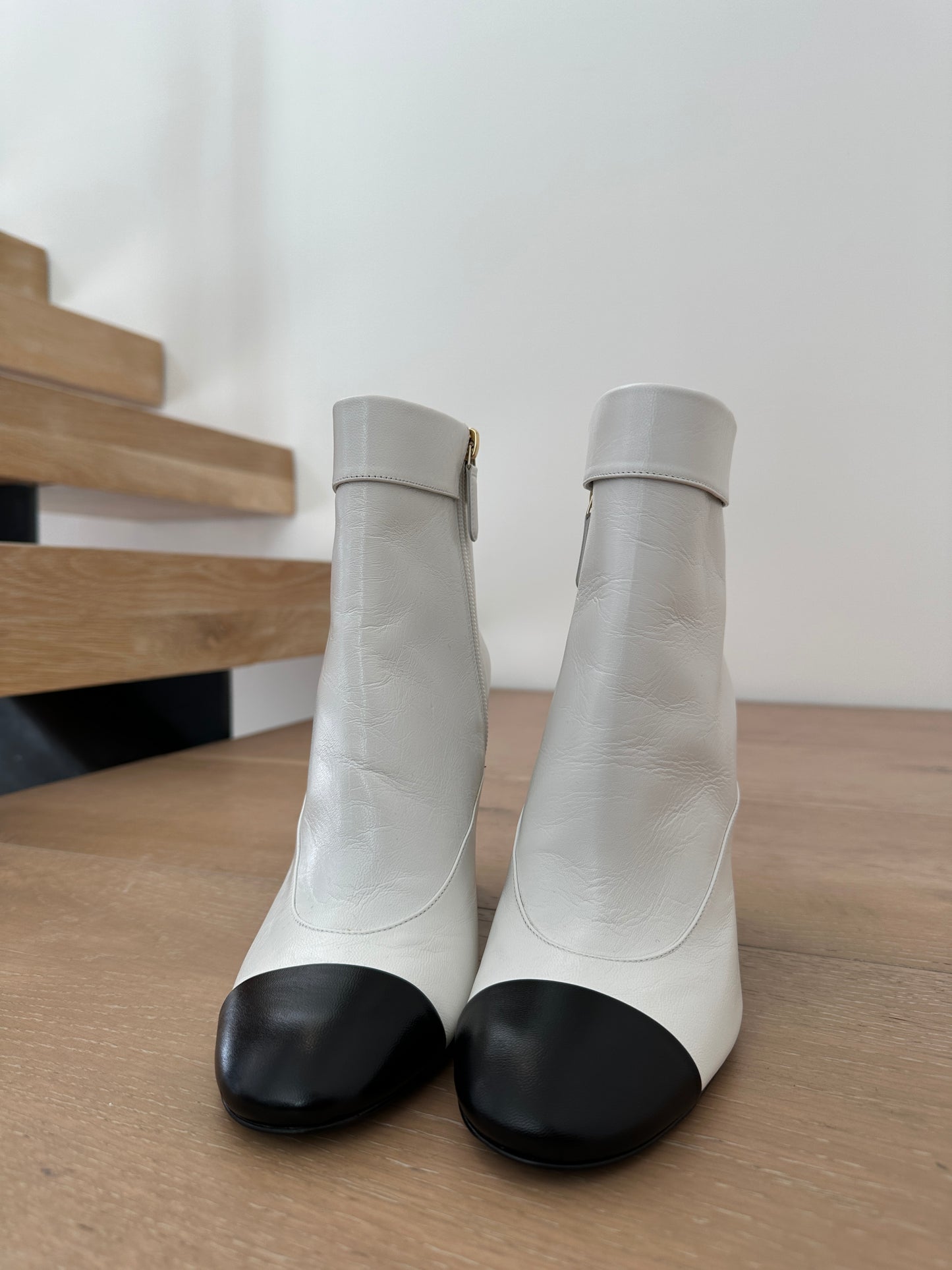 CHANEL WHITE BOOTS