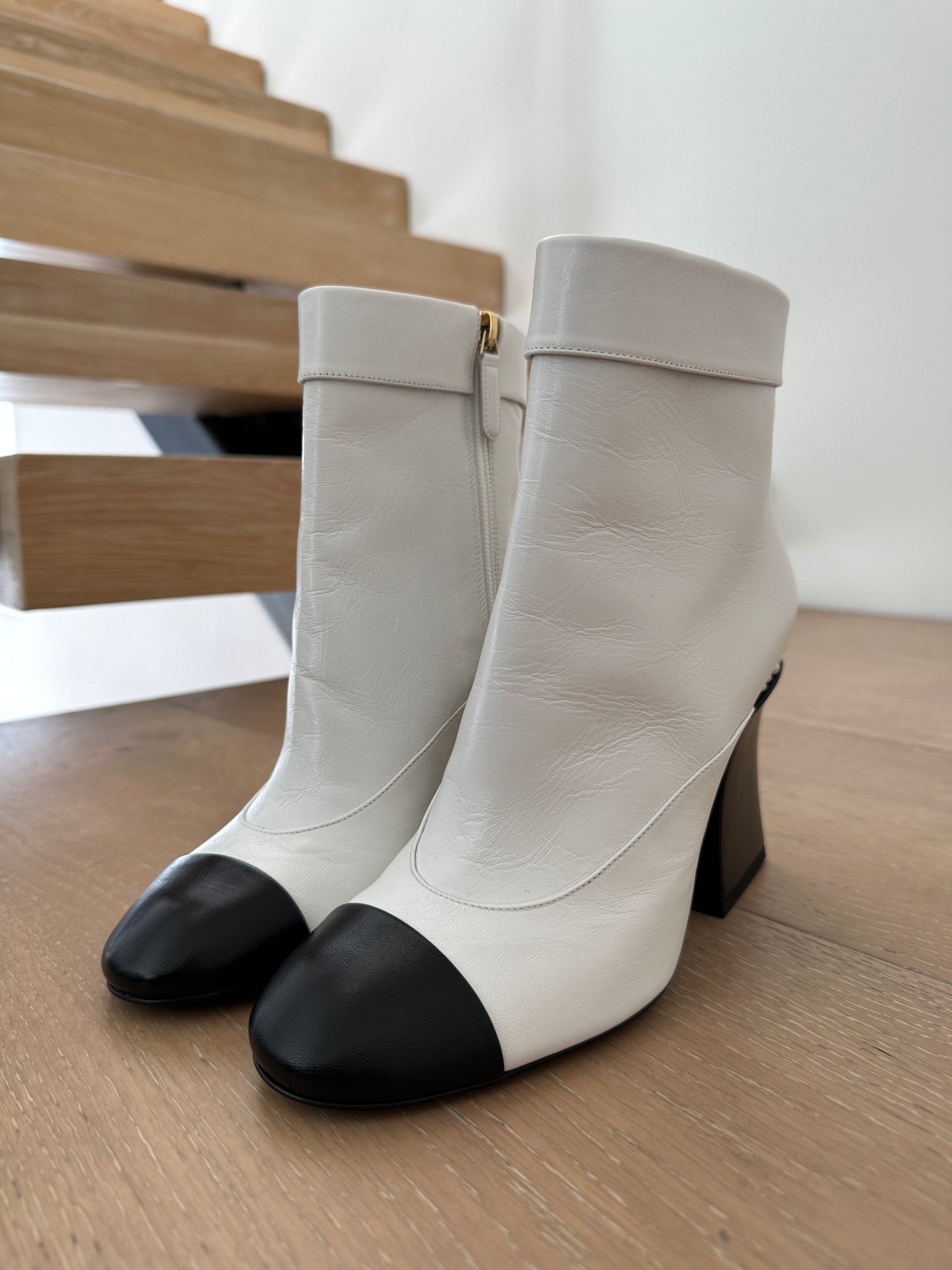 CHANEL WHITE BOOTS